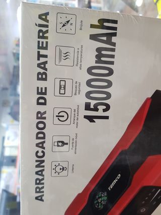 Arrancador de Batería TEMCO 15000mAh