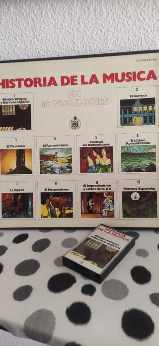 Colección Historia de la Música 10 Casetes