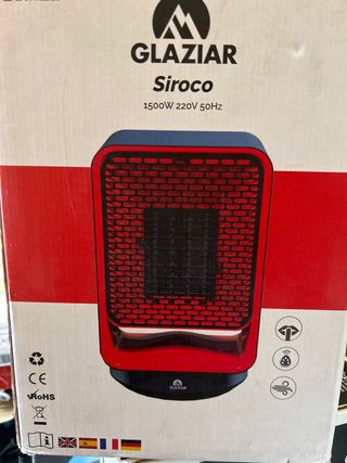 Calefactor Glaziar Siroco 1500W