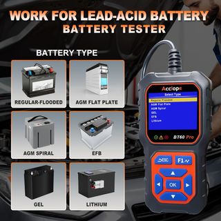 Comprobador de Baterías 6V/12V/24V