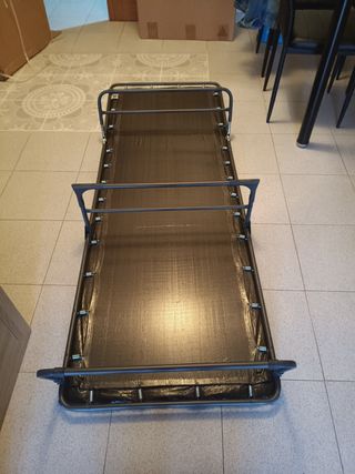Tumbona plegable verde, 5 posiciones,