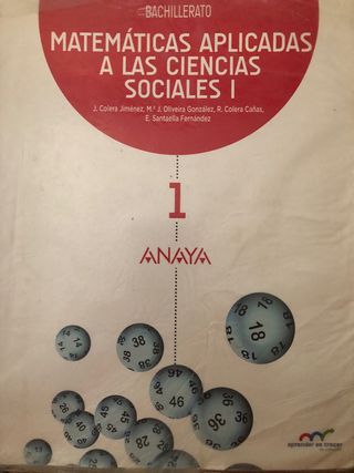 Matemáticas aplicadas a las Ciencias Sociales I.