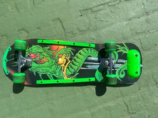 Skate Vintage Dragón Verde
