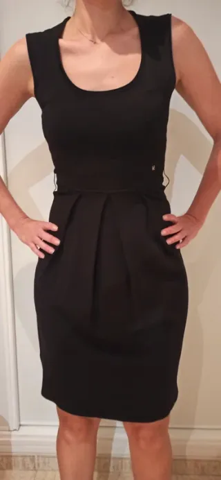 Vestido Carolina Herrera Negro Talla S