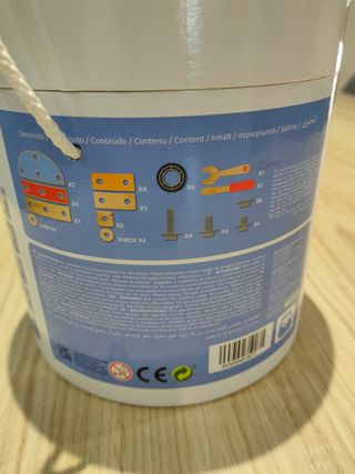 Conjunto de construcción de madera para niños