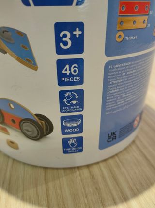 Conjunto de construcción de madera para niños