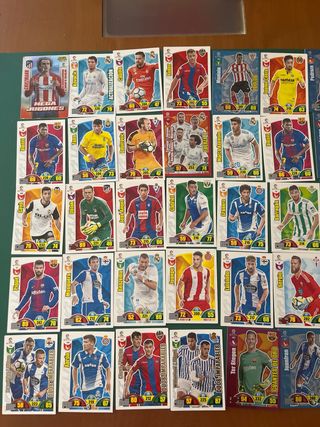 Cromos Adrenalyn 2017-2018.