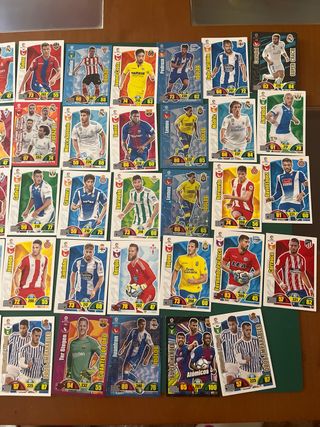 Cromos Adrenalyn 2017-2018.