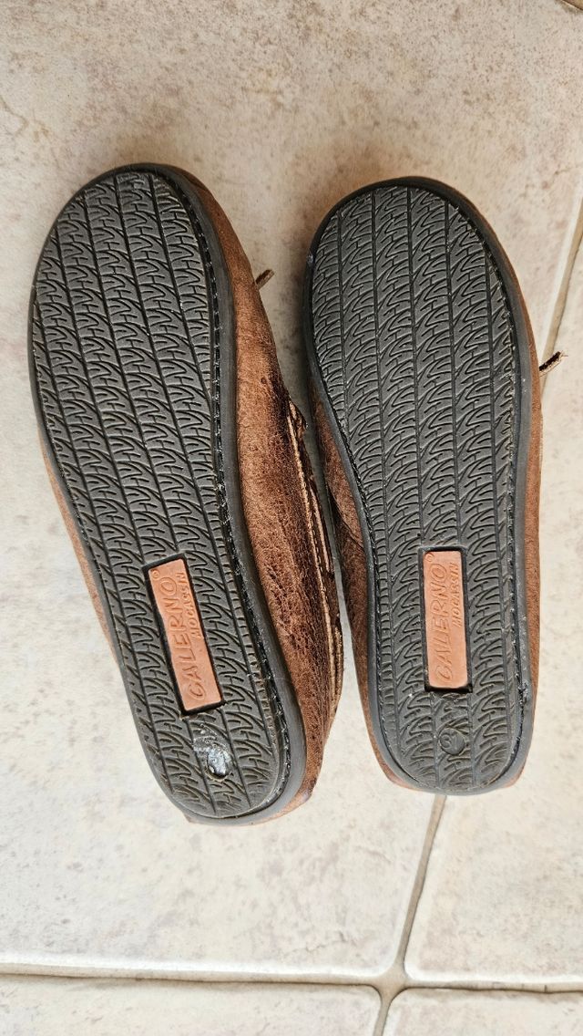 Mocassim de Menina em Pele Tamanho 31