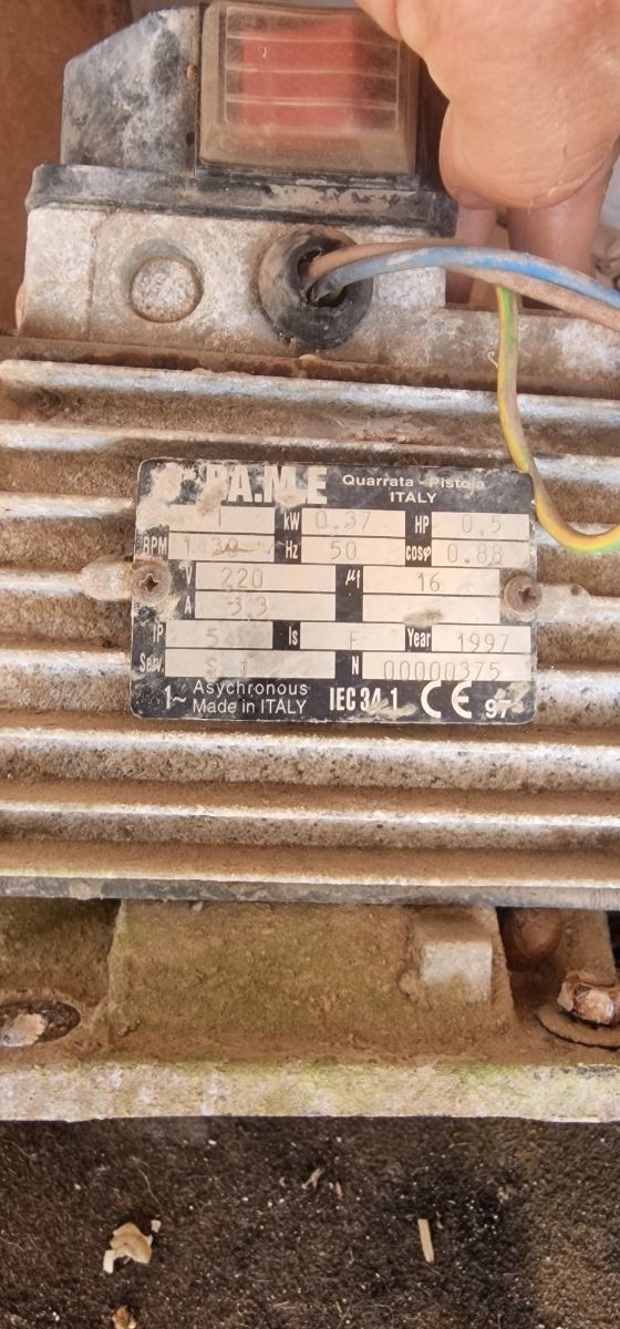 Motor para hormigonera