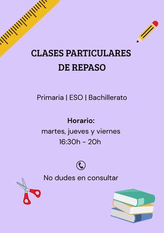 Clases particulares de refuerzo