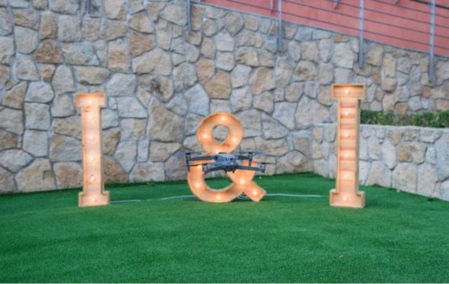 Letras luminosas para eventos