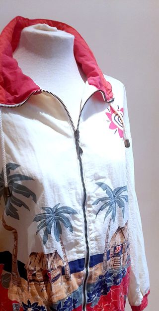 Chaqueta Retro Tropical Años 80