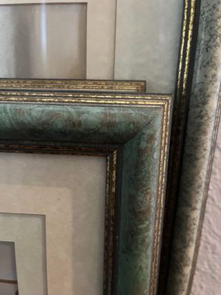 Lote 3 cuadros decorativos antiguos