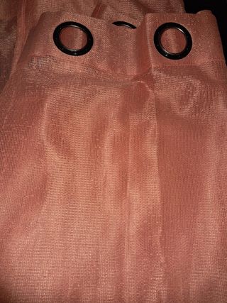 Cortina Coral con Ojales