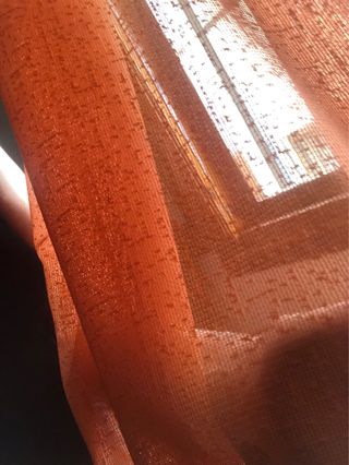 Cortina Coral con Ojales