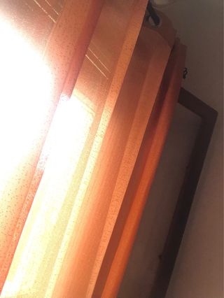 Cortina Coral con Ojales