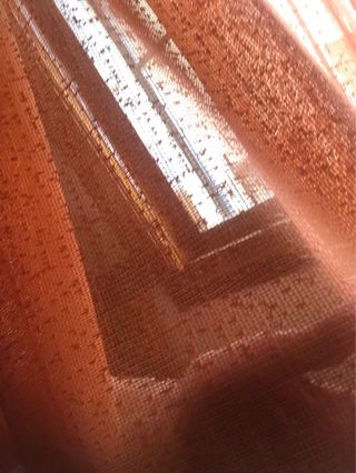 Cortina Coral con Ojales