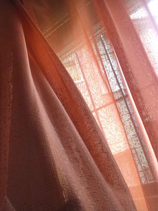 Cortina Coral con Ojales