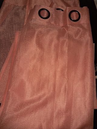 Cortina Coral con Ojales