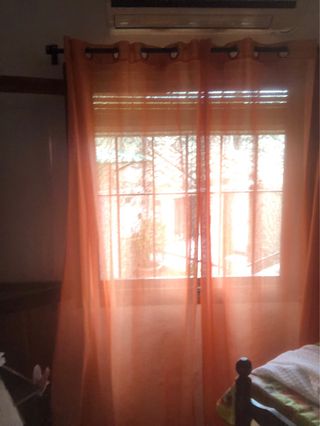 Cortina Coral con Ojales