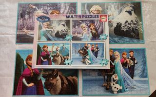 Puzzles Frozen Educa 4 en 1