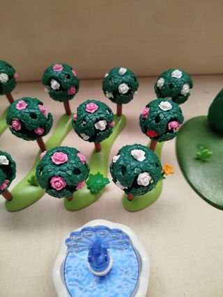 Giardino decorato Playmobil