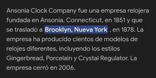 Reloj Antiguo Ansonia 1900