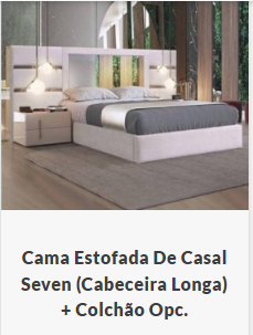 Cama Matrimonial Seven con Cabecero Largo