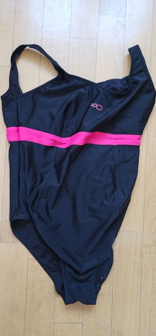 Bañador premamá Decathlon negro talla 40-42