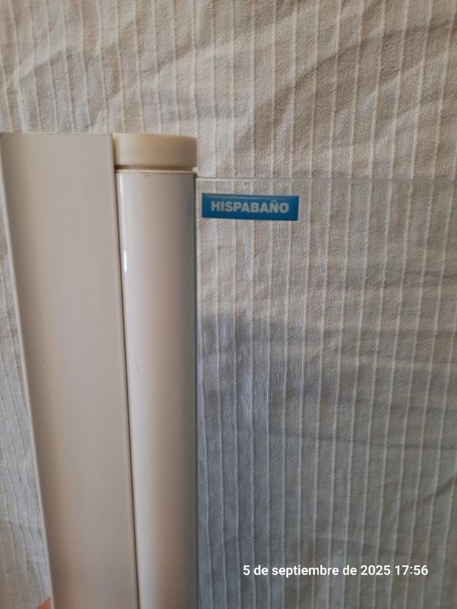 Mampara de ducha cristal con diseño