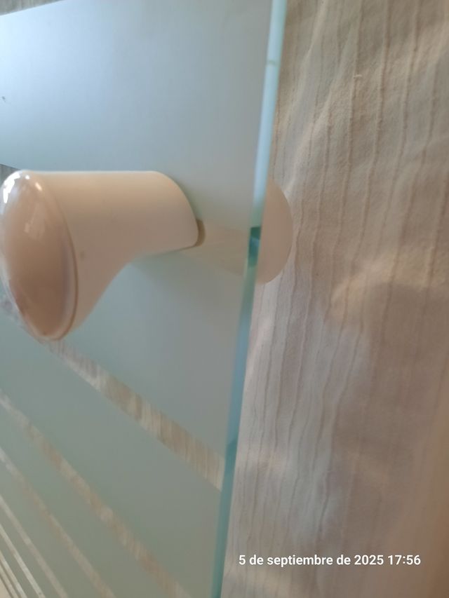 Mampara de ducha cristal con diseño