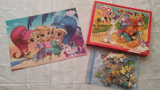 Puzzles Shimmer & Shine y Looney Tunes