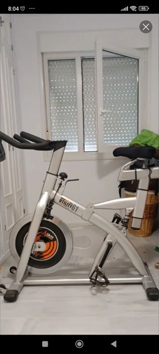 Bicicleta estática spinning como nuevo