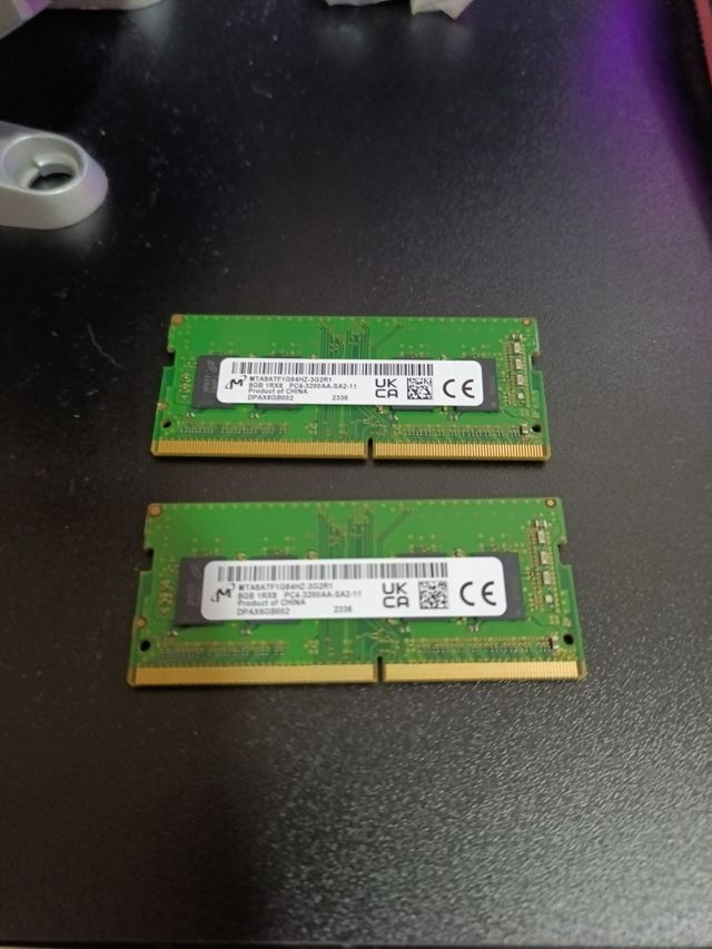 Memoria RAM DDR4 8GB 3200MHz