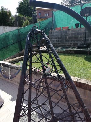 Balancín colgante con cojín grande y funda a parte