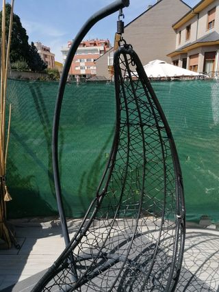 Balancín colgante con cojín grande y funda a parte