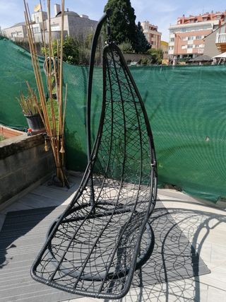 Balancín colgante con cojín grande y funda a parte