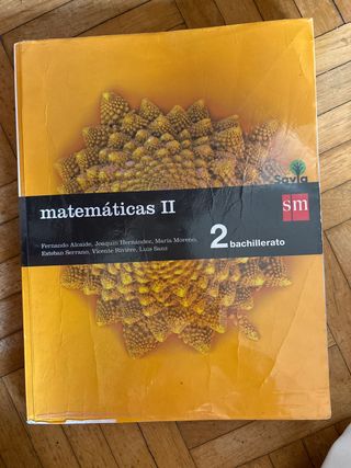 Matemáticas II. 2 Bachillerato. Savia