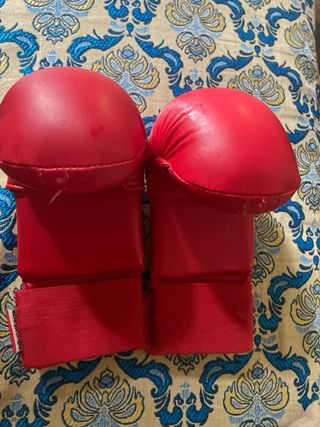 Guantes de Karate Fujimae Rojos