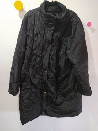 Parka Larga Negra