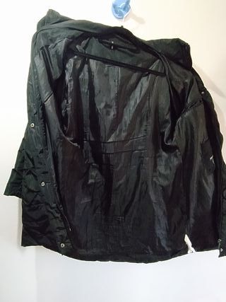 Parka Larga Negra