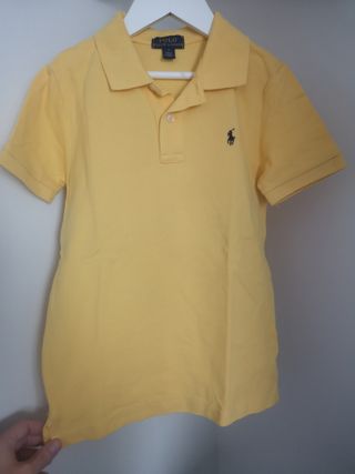 Polo Ralph Lauren amarillo niño T7