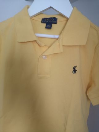 Polo Ralph Lauren amarillo niño T7