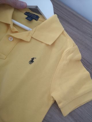 Polo Ralph Lauren amarillo niño T7