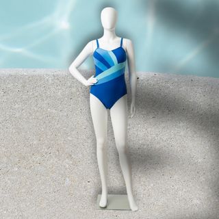 Bañador natación color azul  y celeste. Talla XL 