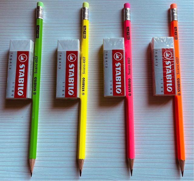 Set Stabilo Matita+Gomma