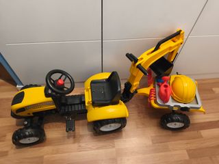 Tractor de Juguete HOMCOM Amarillo