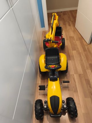 Tractor de Juguete HOMCOM Amarillo