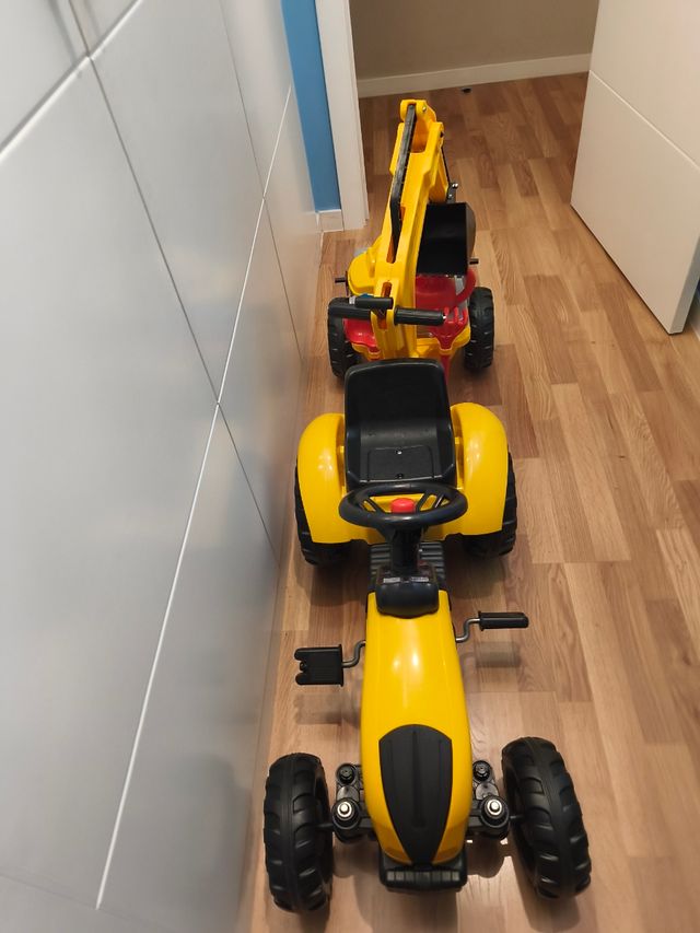 Tractor de Juguete HOMCOM Amarillo